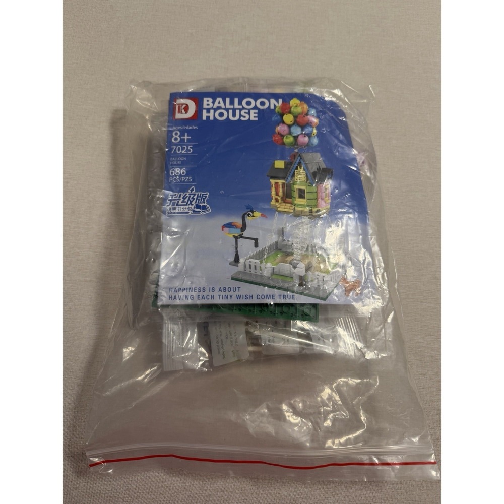 Up Balloon House Building Blocks Set 7025 686PCS Pixar Style Micro‎ Bricks NWOB